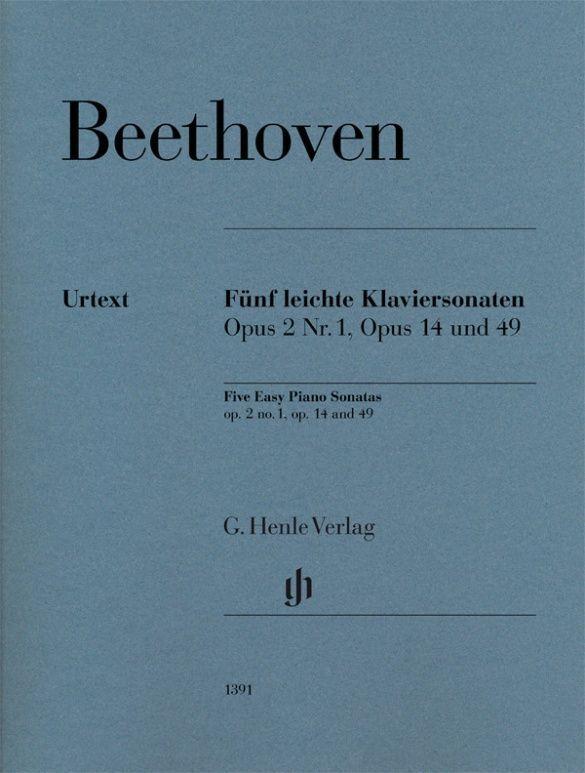 Fünf leichte Klaviersonaten op. 2 Nr. 1, op. 14 und op. 49
