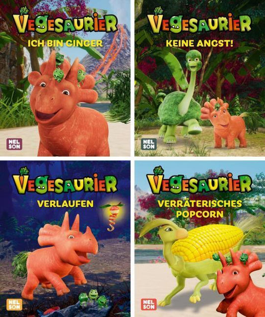 Nelson Mini-Bücher: Vegesaurier 1-4