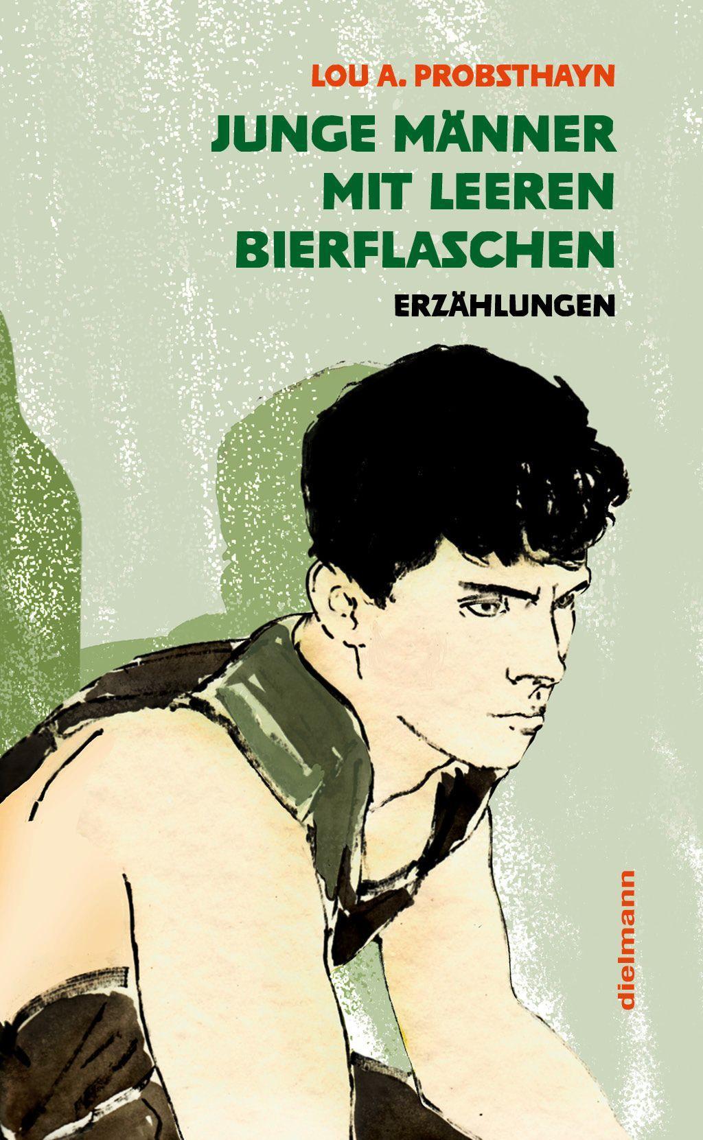 Junge Männer mit leeren Bierflaschen
