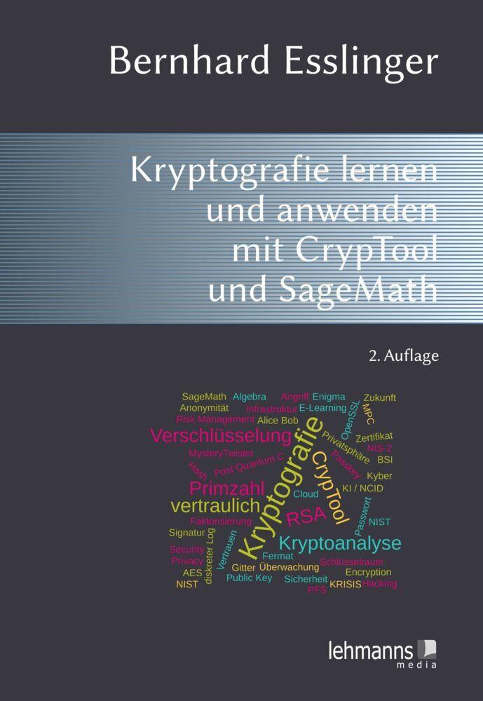 Buchcover: Das CrypTool-Buch: Kryptografie lernen und anwenden mit CrypTool und SageMath