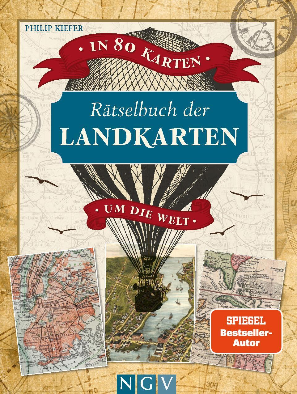 Kiefer, Philip/Rätselbuch der Landkarten . In 80 Karten um die Welt