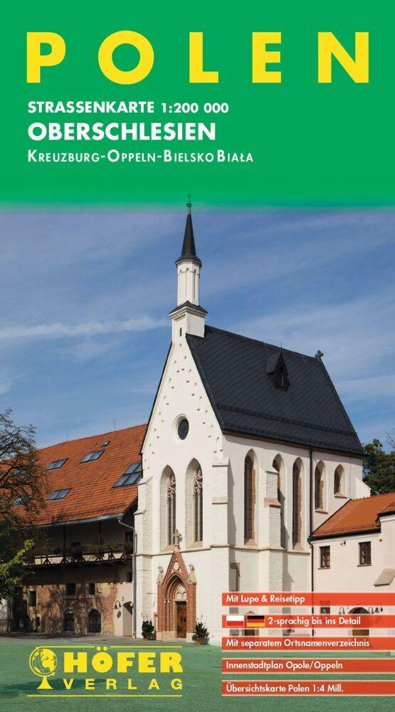 Höfer Straßenkarte PL 007 Polen - Oberschlesien 1:200.000