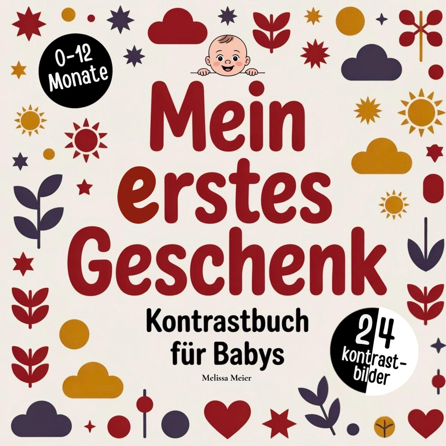 Mein erstes Geschenk zur Geburt - Kontrastbuch für Babys