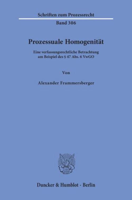 Prozessuale Homogenität