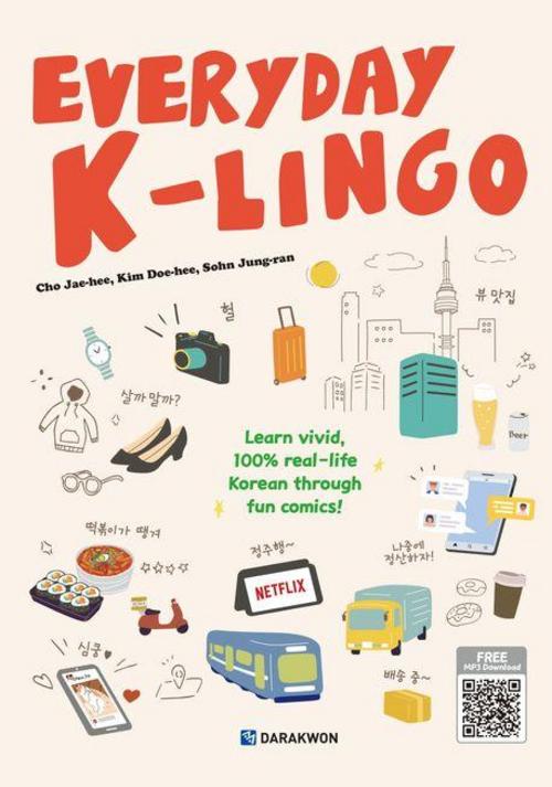 Buchcover: Everyday K-Lingo with QR Audio Material
