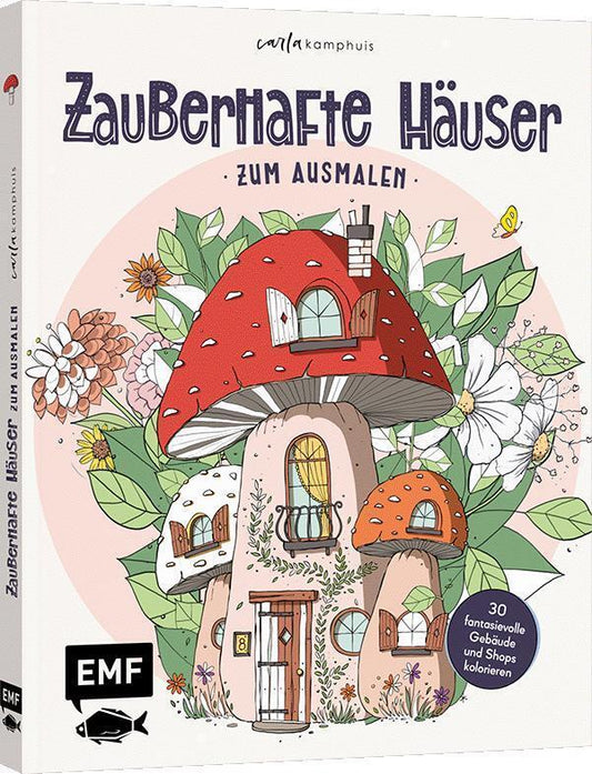 Zauberhafte Häuser zum Ausmalen