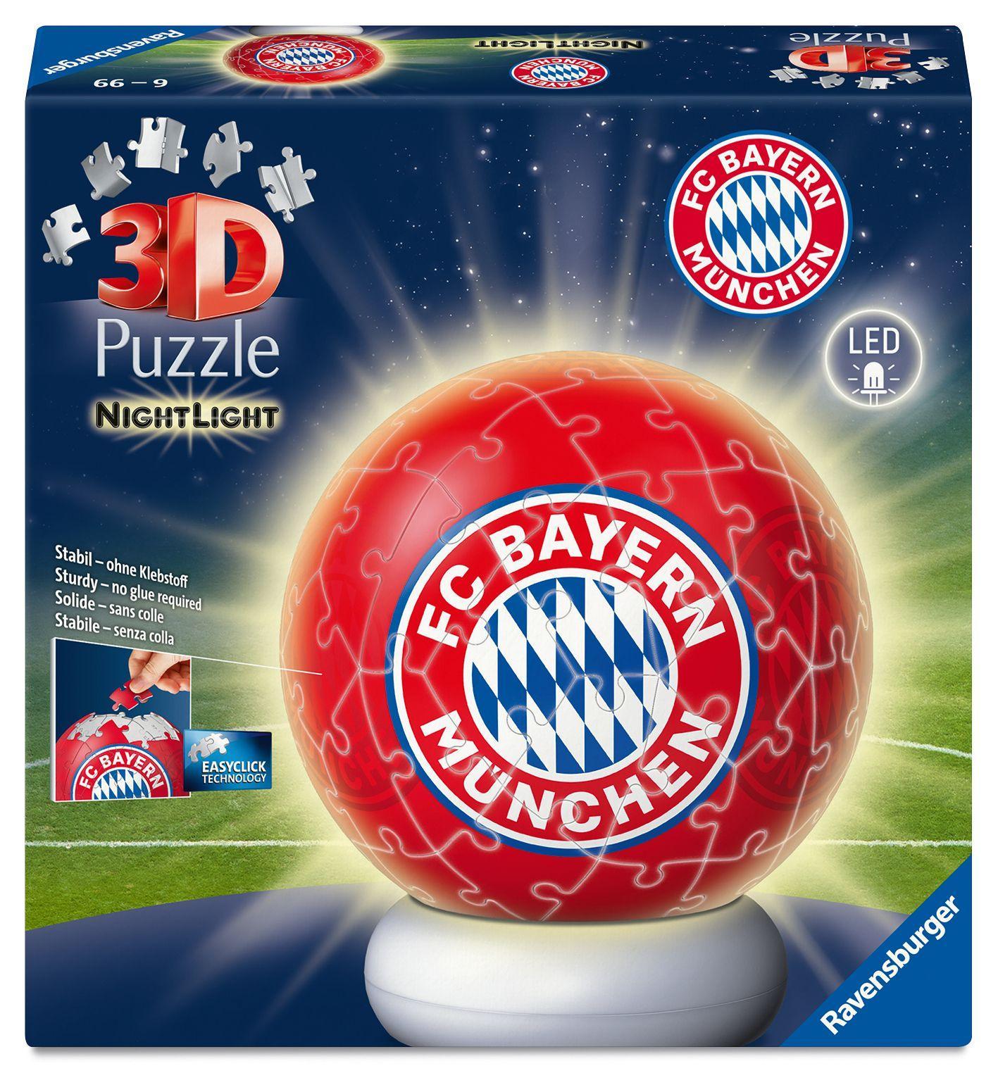 3D Puzzle-Ball Nightlight FC Bayern München