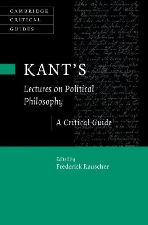 Kant's Lectures on Political Philosophy