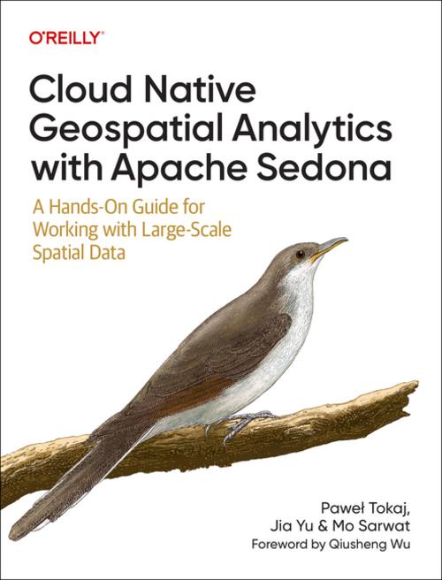 Buchcover: Cloud Native Geospatial Analytics with Apache Sedona