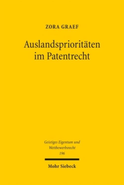 Auslandsprioritäten im Patentrecht