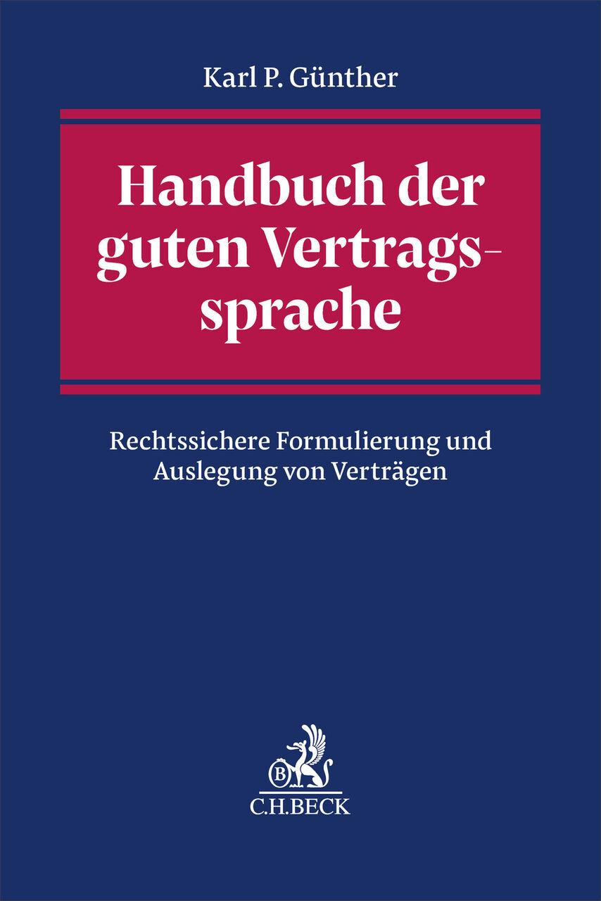 Handbuch der guten Vertragssprache