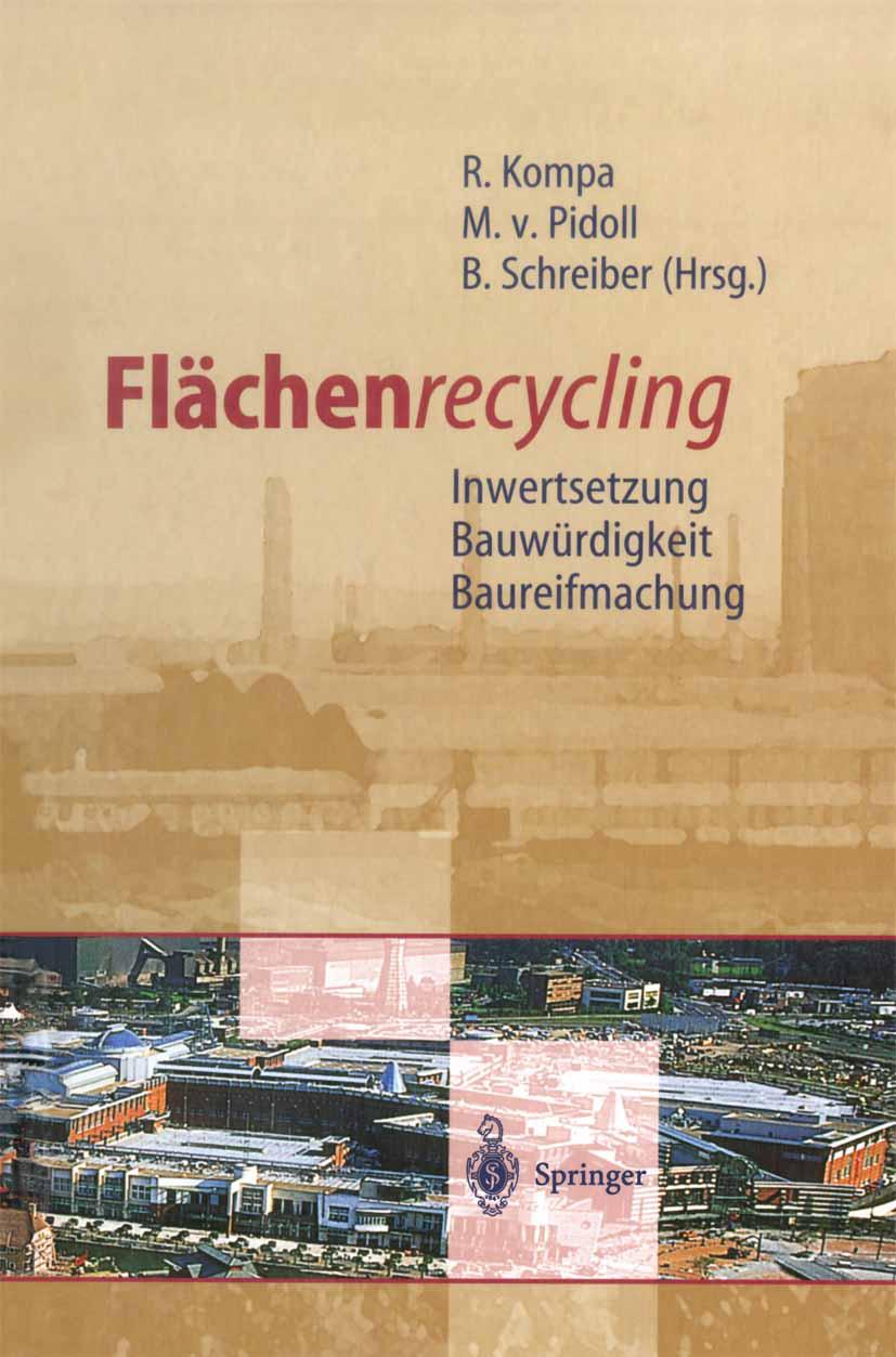 Buchcover: Flächenrecycling