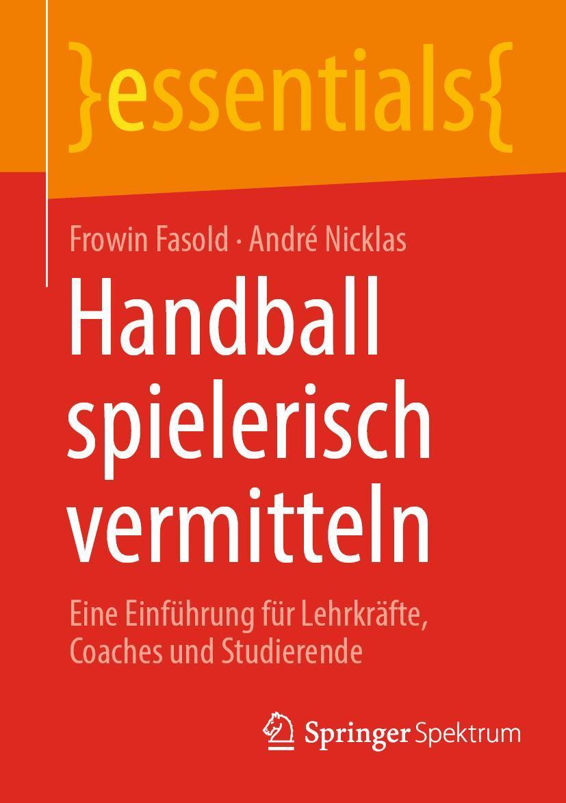 Buchcover: Handball spielerisch vermitteln