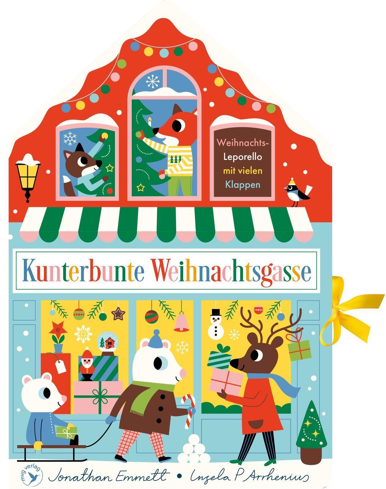 Kunterbunte Weihnachtsgasse