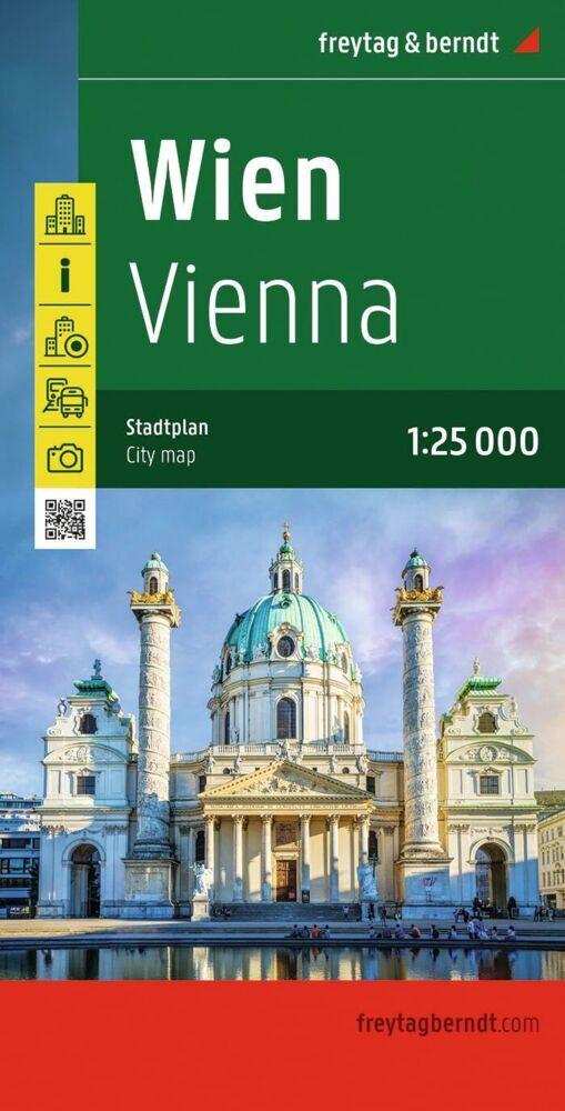 Wien, Stadtplan 1:25.000, freytag & berndt