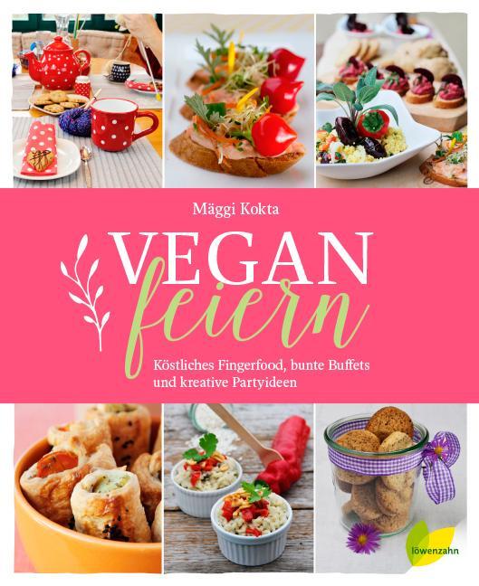 Buchcover: Vegan feiern