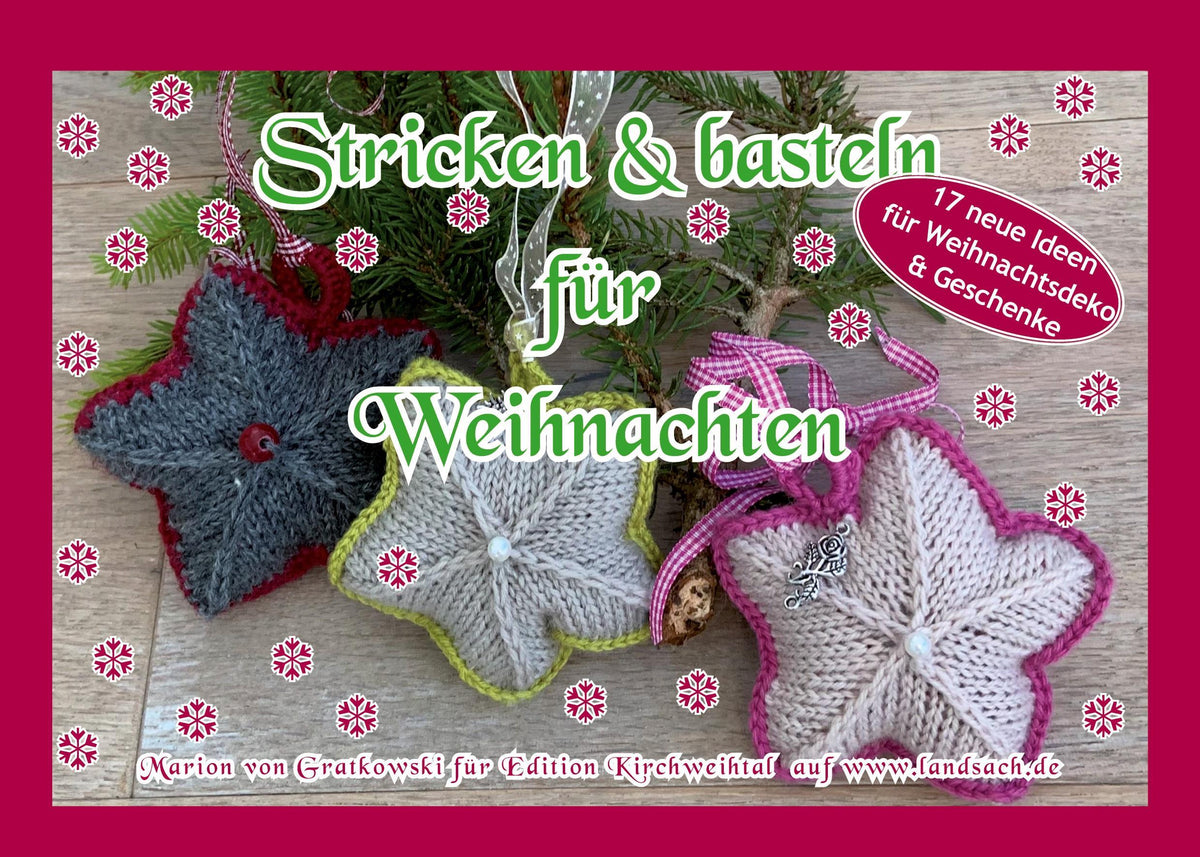 Buchcover: Stricken & Basteln für Weihnachten