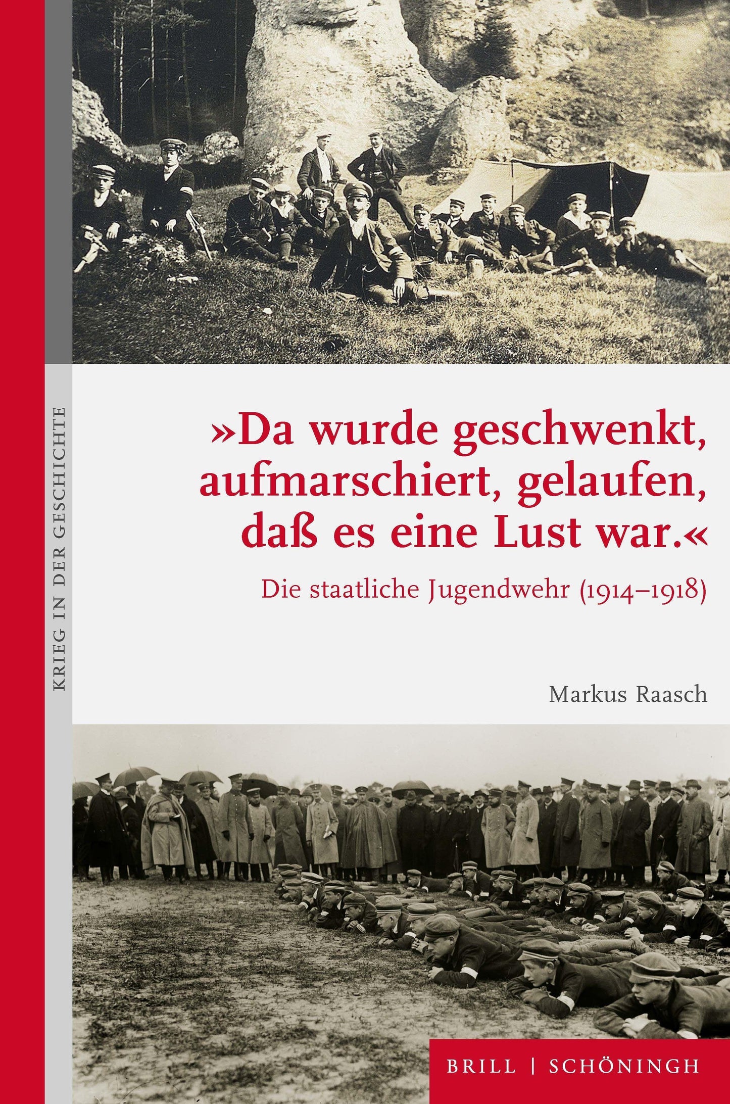 \"Da wurde geschwenkt, aufmarschiert, gelaufen, daß es eine Lust war.\"