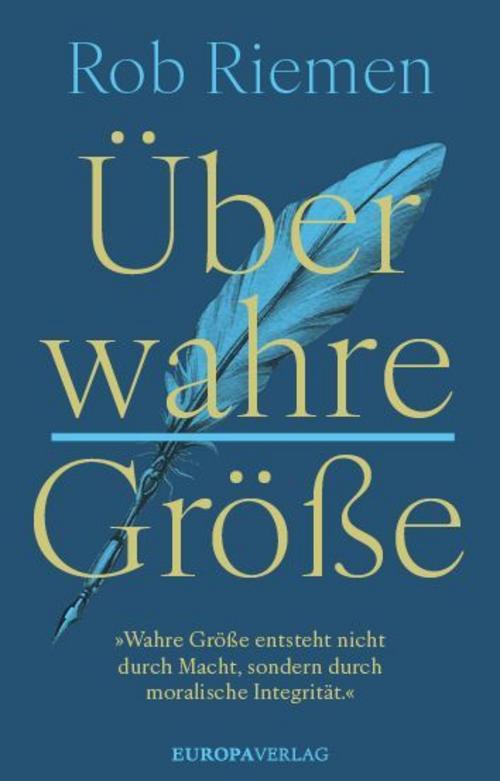 Buchcover: Über wahre Größe