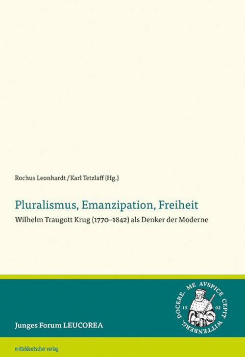 Buchcover: Pluralismus, Emanzipation, Freiheit