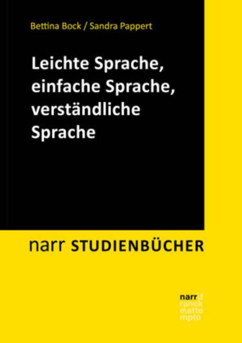Buchcover: Leichte Sprache, Einfache Sprache, verständliche Sprache