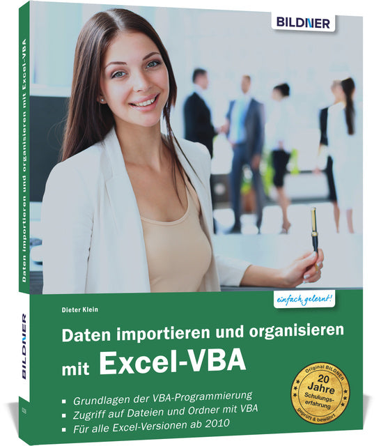 Buchcover: Daten importieren und organisieren mit Excel-VBA