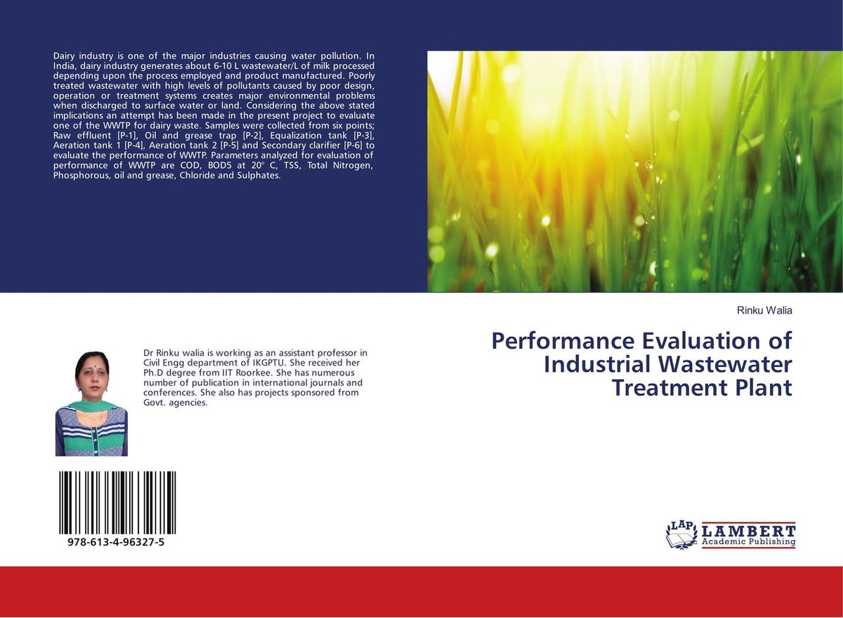 Buchcover: Performance Evaluation of Industrial Wastewater Treatment Plant