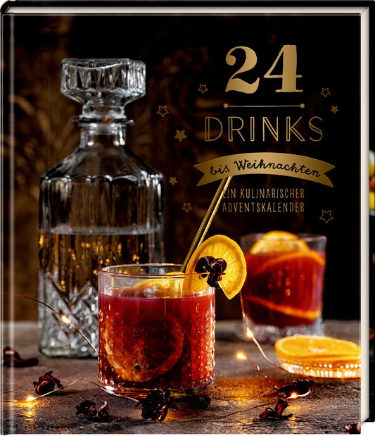 Buchcover: 24 Drinks bis Weihnachten