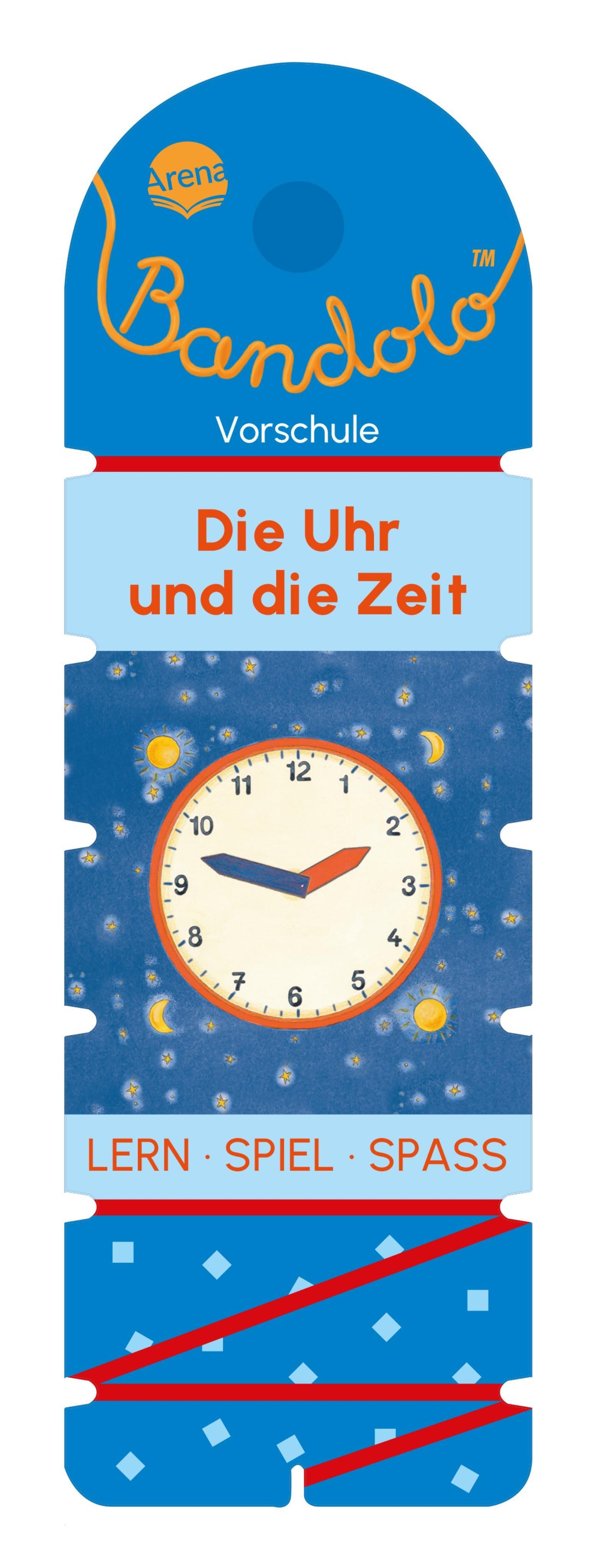 Bandolo. Die Uhr und die Zeit: Lernspiel mit Lösungskontrolle für Kinder ab 5 Jahren