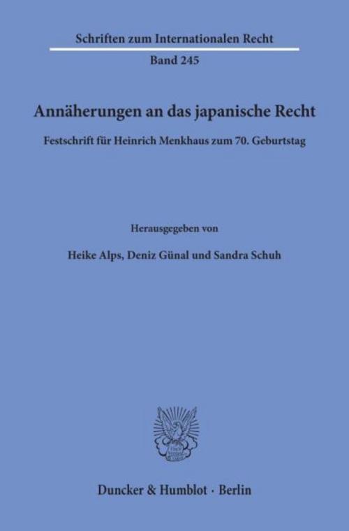 Annäherungen an das japanische Recht