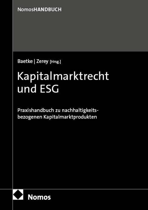 Kapitalmarktrecht und ESG