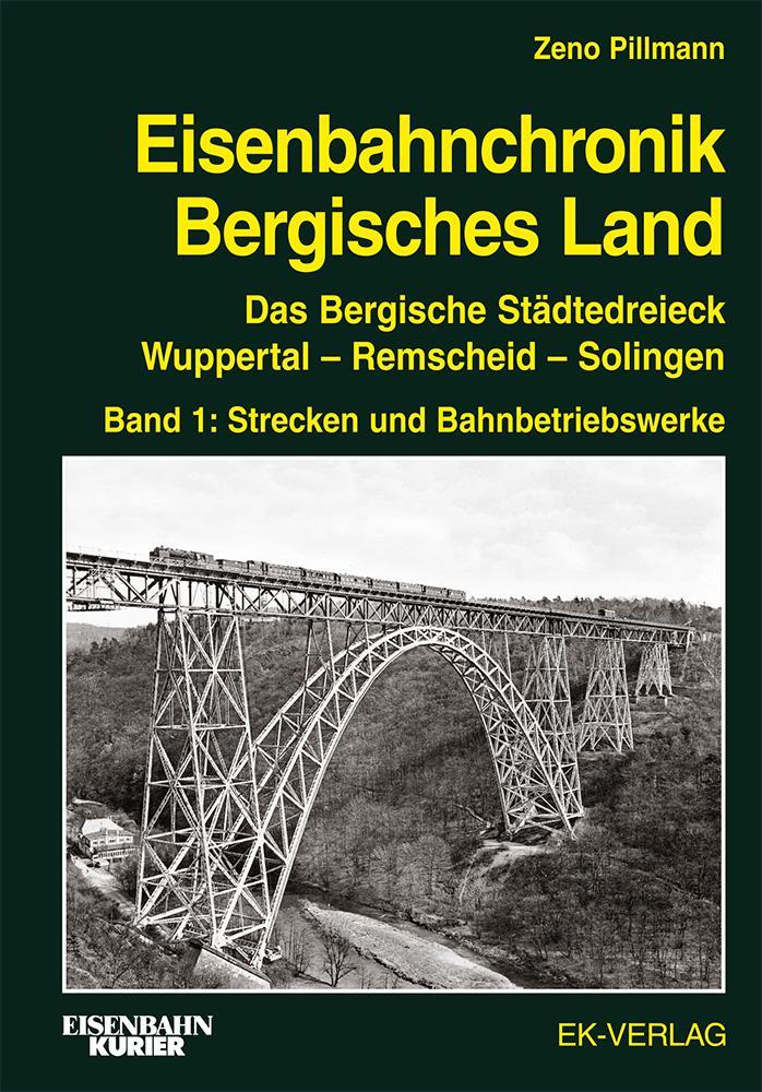 Buchcover: Eisenbahnchronik Bergisches Land - Band 1