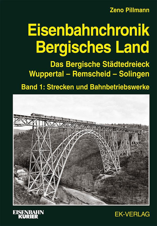 Buchcover: Eisenbahnchronik Bergisches Land - Band 1