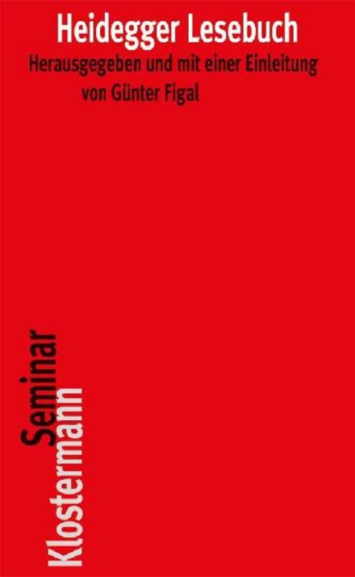 Buchcover: Heidegger Lesebuch