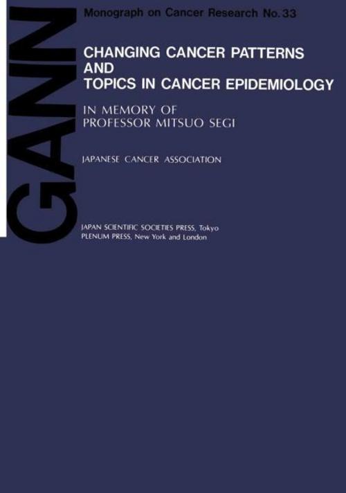 Buchcover: Changing Cancer Patterns and Topics in Cancer Epidemiology