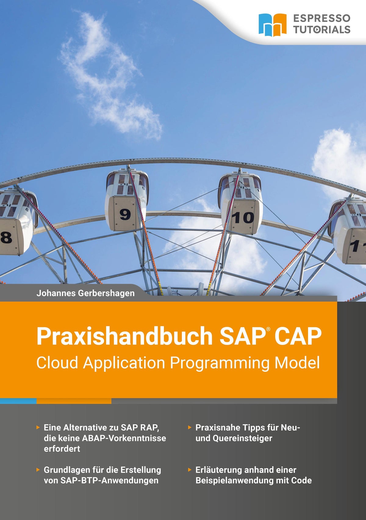 Buchcover: Praxishandbuch SAP CAP - Cloud Application Programming Model