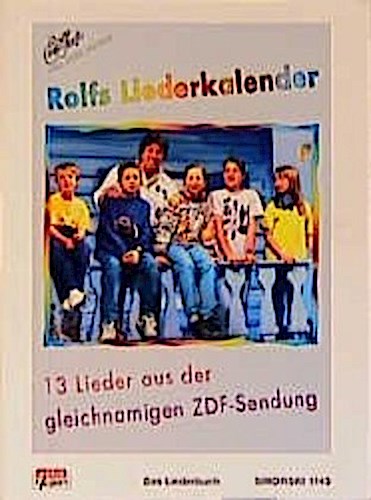 Buchcover: Rolfs Liederkalender, Liederbuch