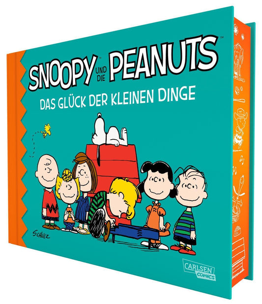 Snoopy und die Peanuts 0: Snoopy und die Peanuts - Das Glück der kleinen Dinge: Sonderausgabe zu 75 Jahre Peanuts | Sonderausgabe mit Farbschnitt zu 75 Jahre Peanuts (0)