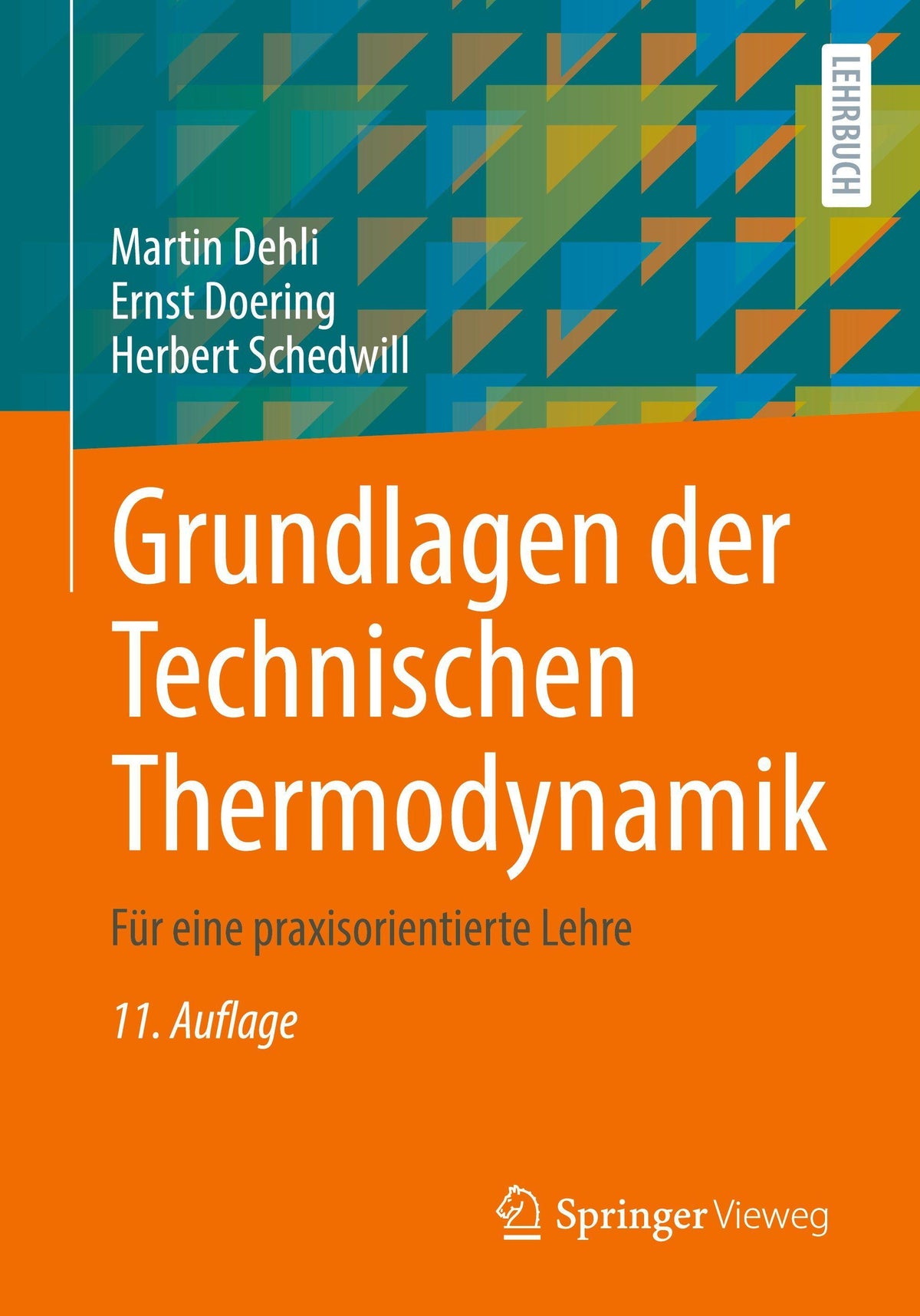 Buchcover: Grundlagen der Technischen Thermodynamik