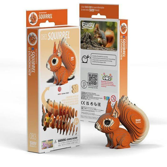 EUGY 3D-Bastelset Eichhörnchen