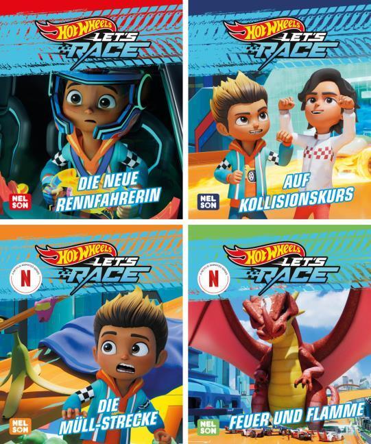 Nelson Mini-Bücher: Hot Wheels 1-4