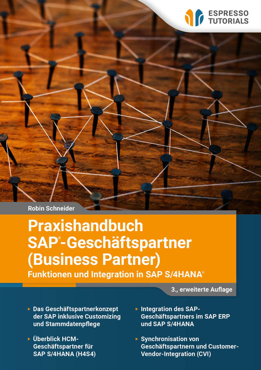 Buchcover: Praxishandbuch SAP - Geschäftspartner (Business Partner) - Funktionen und Integration in SAP S/4HANA