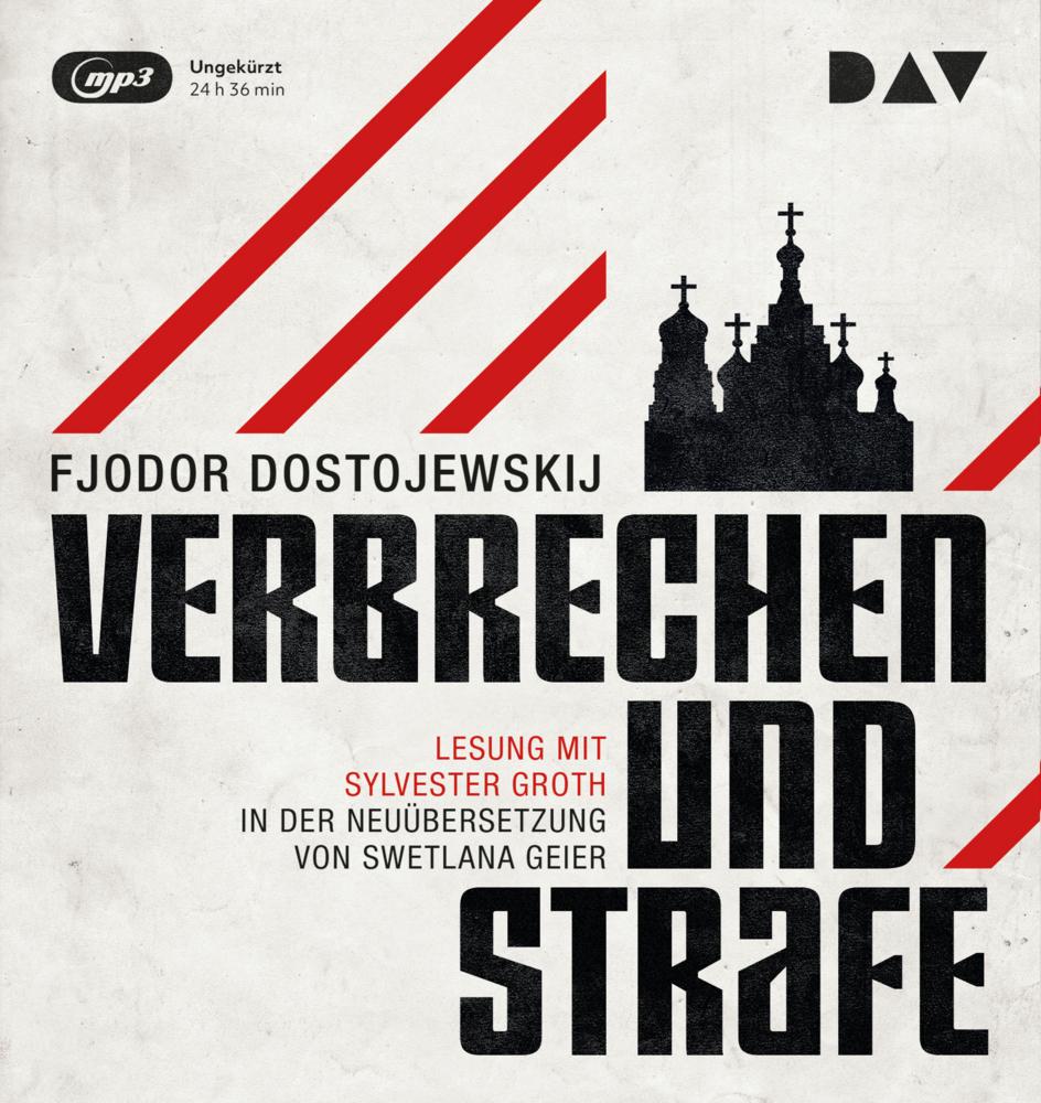 Verbrechen und Strafe,3 Audio-CD, 3 MP3