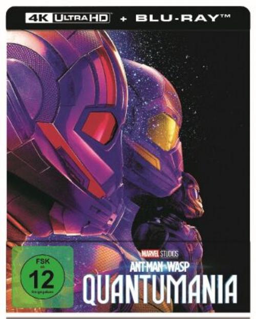 Ant-Man and the Wasp: Quantumania,1 4K UHD-Blu-ray + 1 Blu-ray (Steelbook)