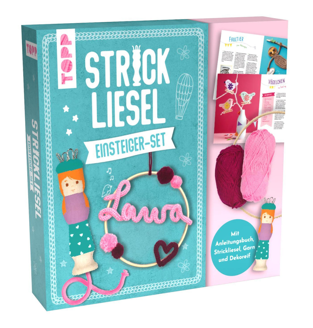 Buchcover: Meine erste Strickliesel - Einsteiger-Set