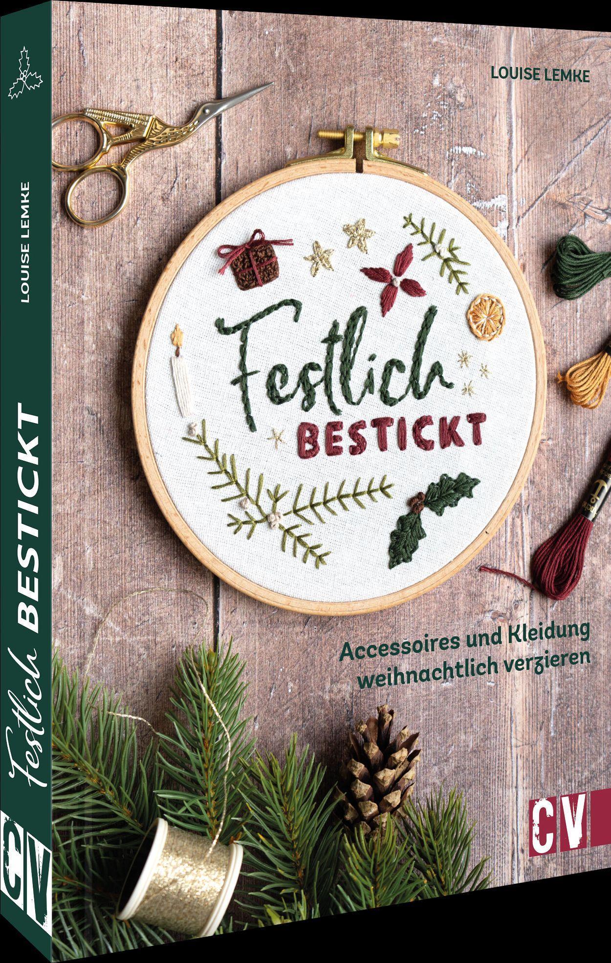Buchcover: Festlich bestickt