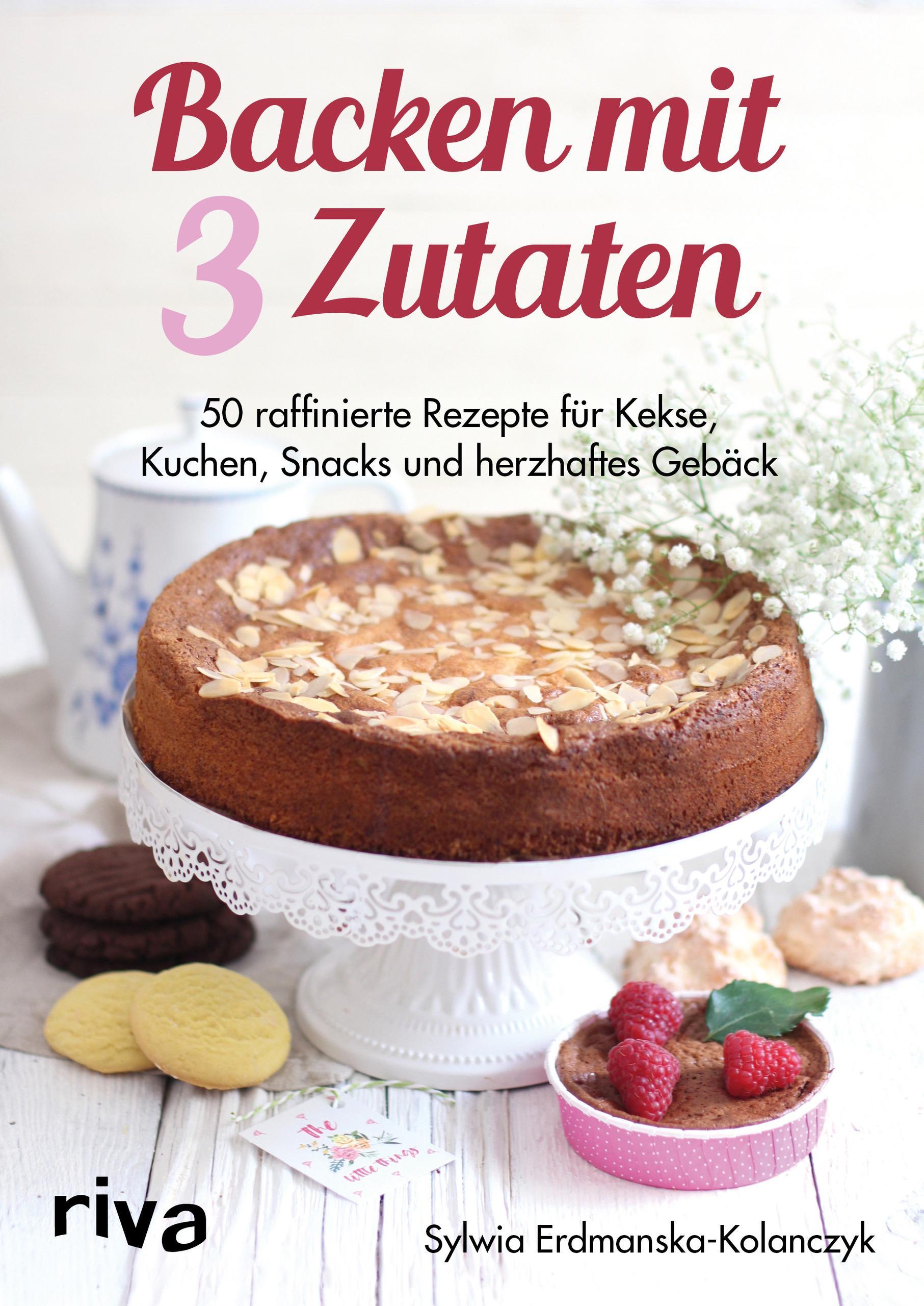 Buchcover: Backen mit 3 Zutaten