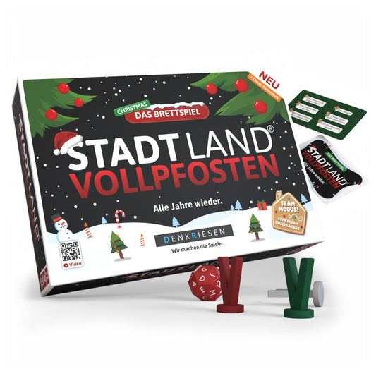 Stadt Land Vollpfosten® - Das Brettspiel: Christmas Edition