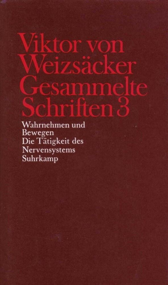 Buchcover: Wahrnehmen und Bewegen, Die Tätigkeit des Nervensystems