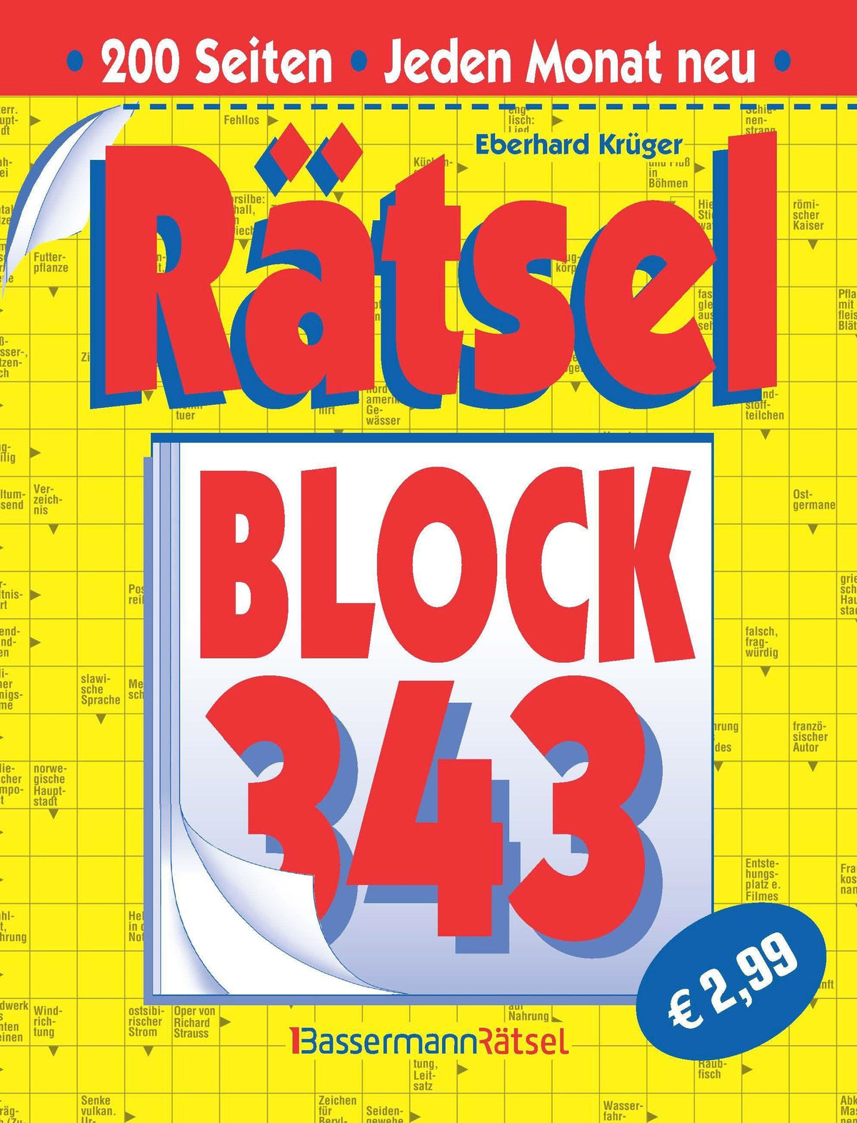 Buchcover: Rätselblock 343 (5 Exemplare à 2,99 EUR)
